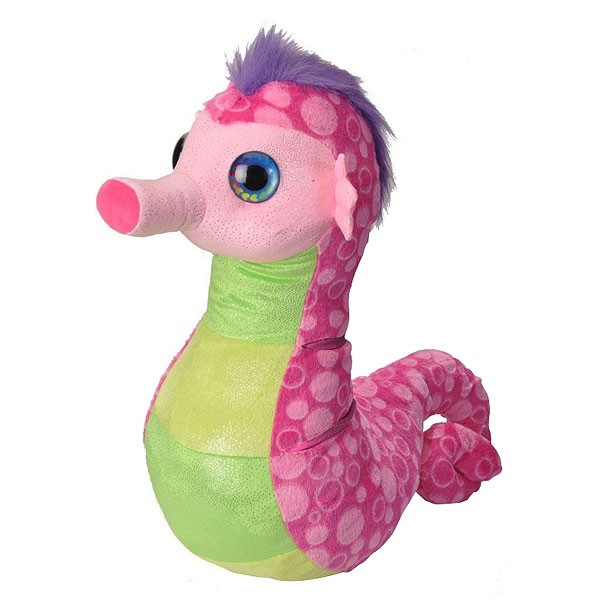 Jumbo Seepferd, pink-grün-rosa