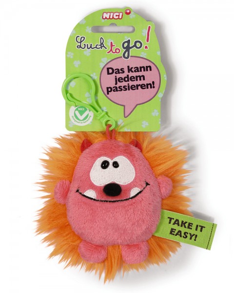 Plüschanhänger Take it easy - Monster von NICI Luck to go, das kann jedem passieren